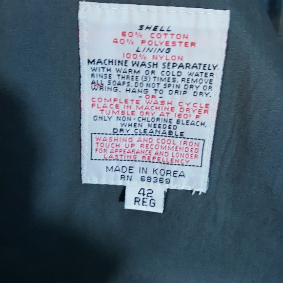 Dark grey trench coat London towne limits 42 reg - Picture 5 of 8